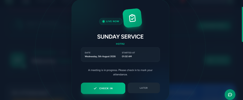 Smart Check-In QR Code Feature
